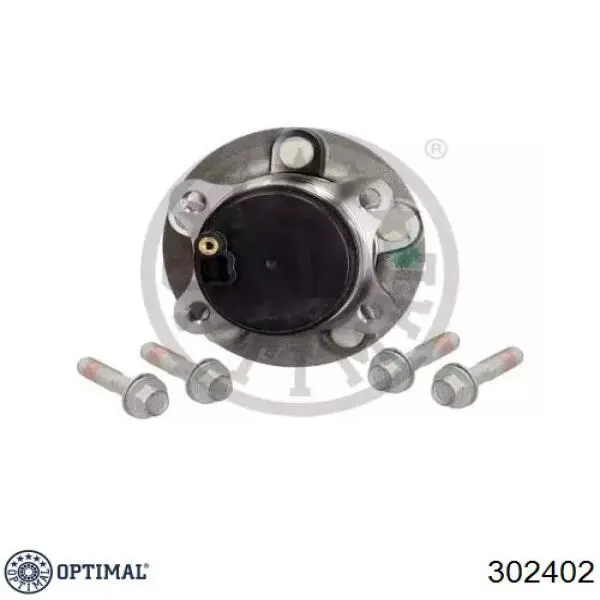 Cubo de rueda trasero 302402 Optimal