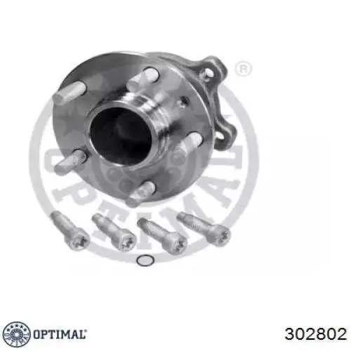 302802 Optimal cubo de rueda trasero