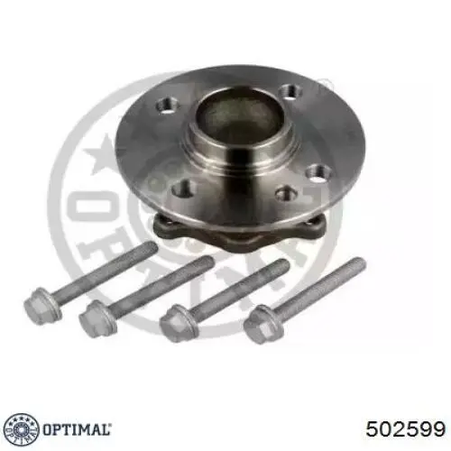 502599 Optimal cubo de rueda trasero