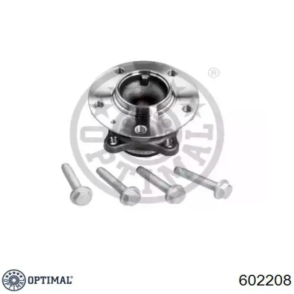 602208 Optimal cubo de rueda trasero