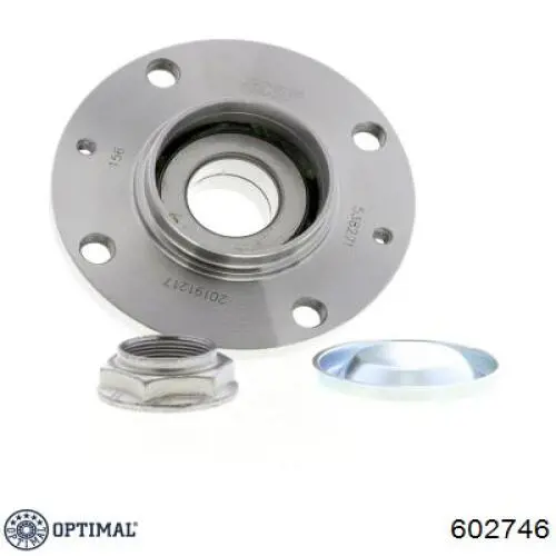 Cubo de rueda trasero Citroen Berlingo B9