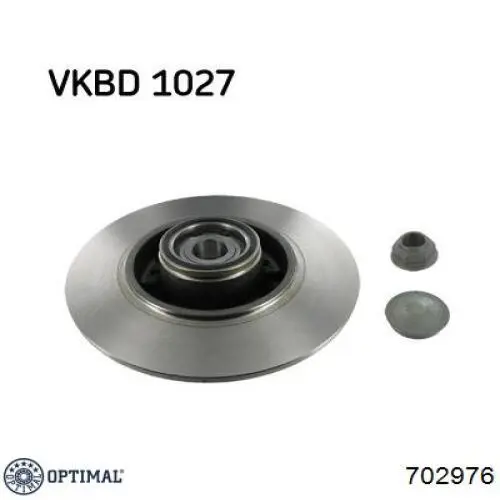 Disco de freno trasero Optimal 702976 precio, desde 40,16 EUR
