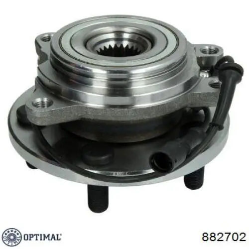 Cubo de rueda trasero 882702 Optimal
