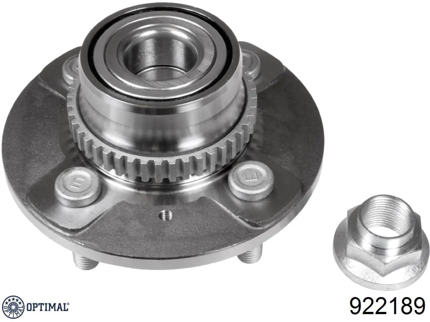 922189 Optimal cubo de rueda trasero