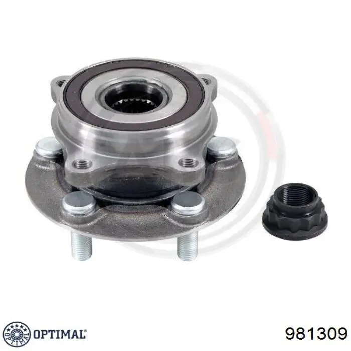 981309 Optimal cubo de rueda delantero