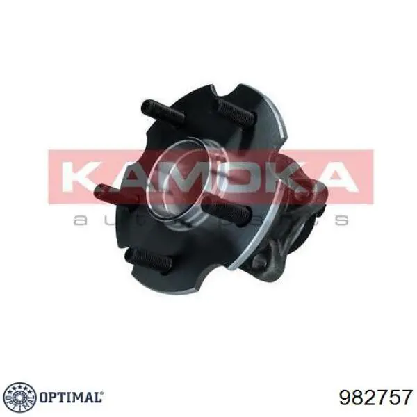 Cubo de rueda trasero 982757 Optimal