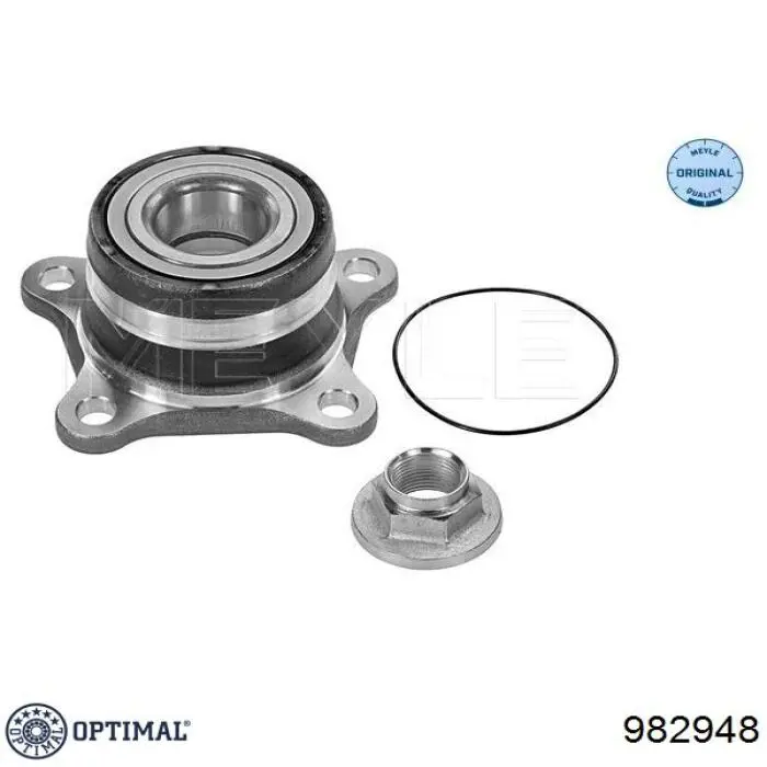 982948 Optimal cojinete de rueda trasero