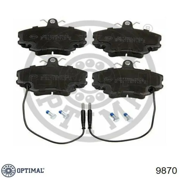 Pastillas de freno delanteras Peugeot 205 2 20A, C