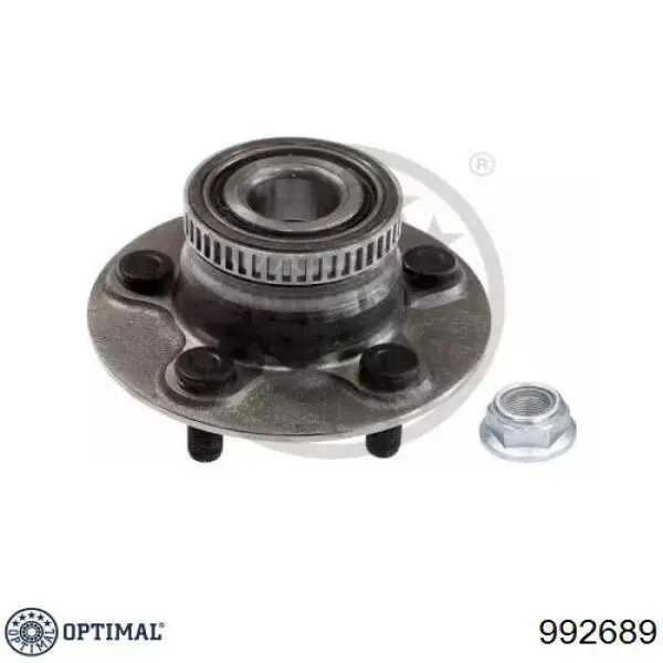 992689 Optimal cubo de rueda trasero