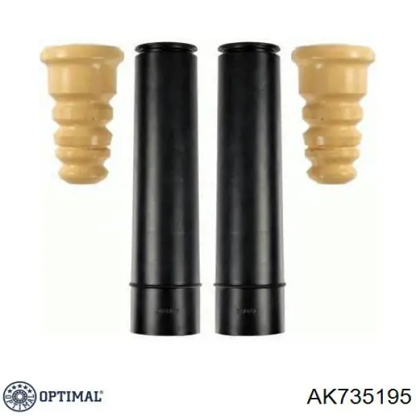 AK735195 Optimal tope de amortiguador trasero, suspensión + fuelle