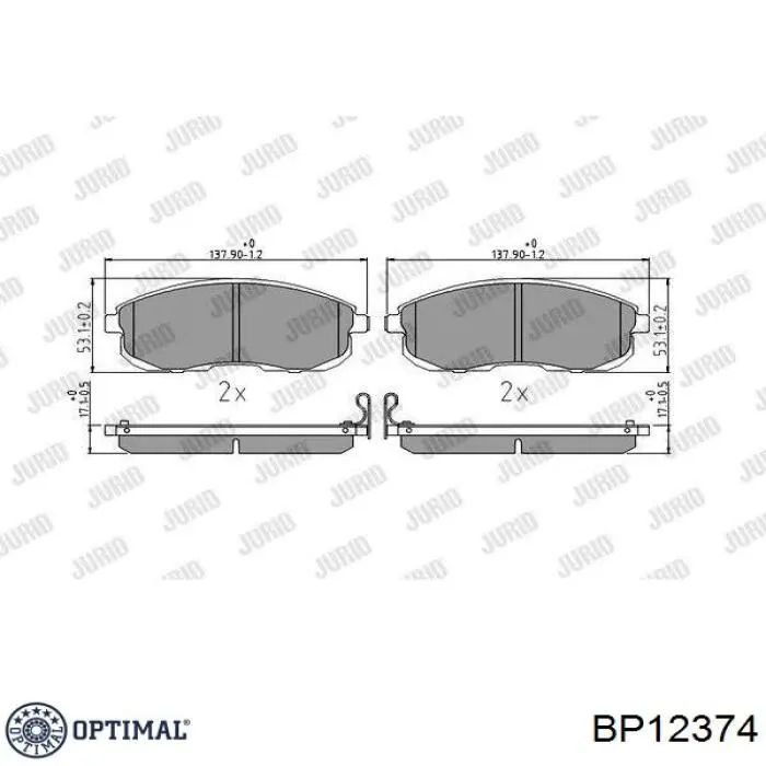 Pastillas de freno delanteras Nissan Tiida C11X