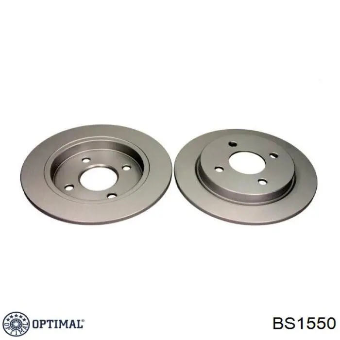 Disco de freno trasero Ford Sierra 1 GBC