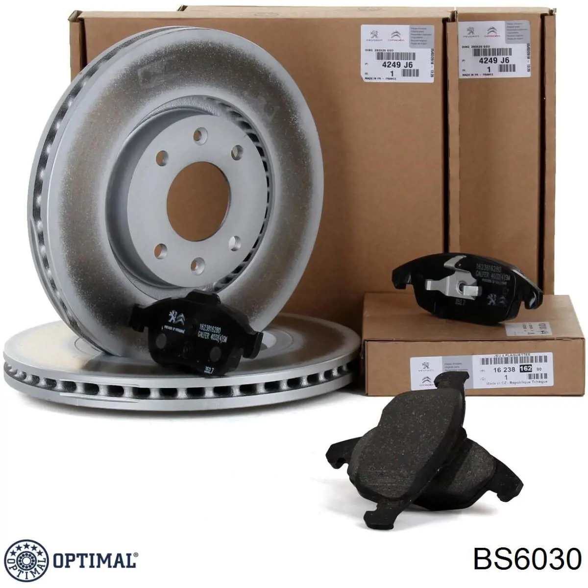 Freno de disco delantero Citroen C4 UD