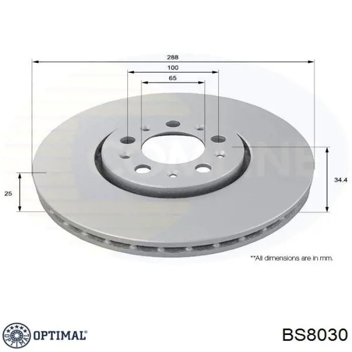 Freno de disco delantero Mercedes E C124