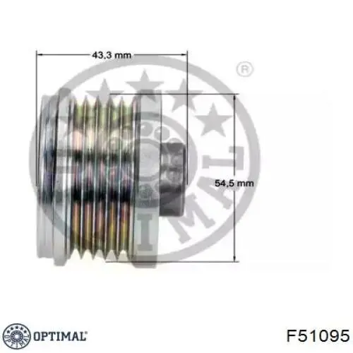 F5-1095 Optimal poleas juego de piezas