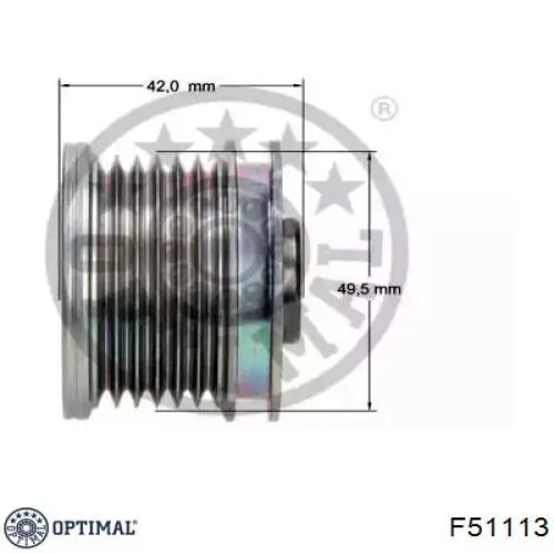 F51113 Optimal polea del alternador