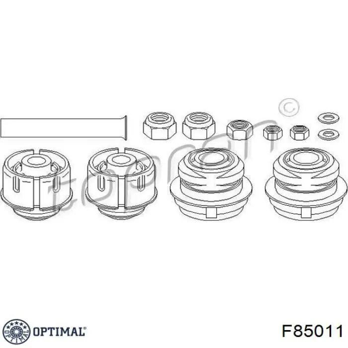 F8-5011 Optimal silentblock de suspensión delantero inferior