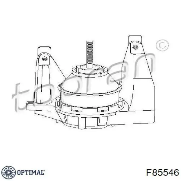 F8-5546 Optimal soporte de motor derecho