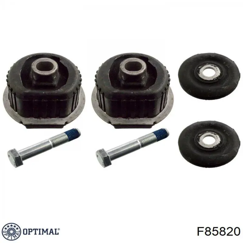 F85820 Optimal suspensión, cuerpo del eje trasero