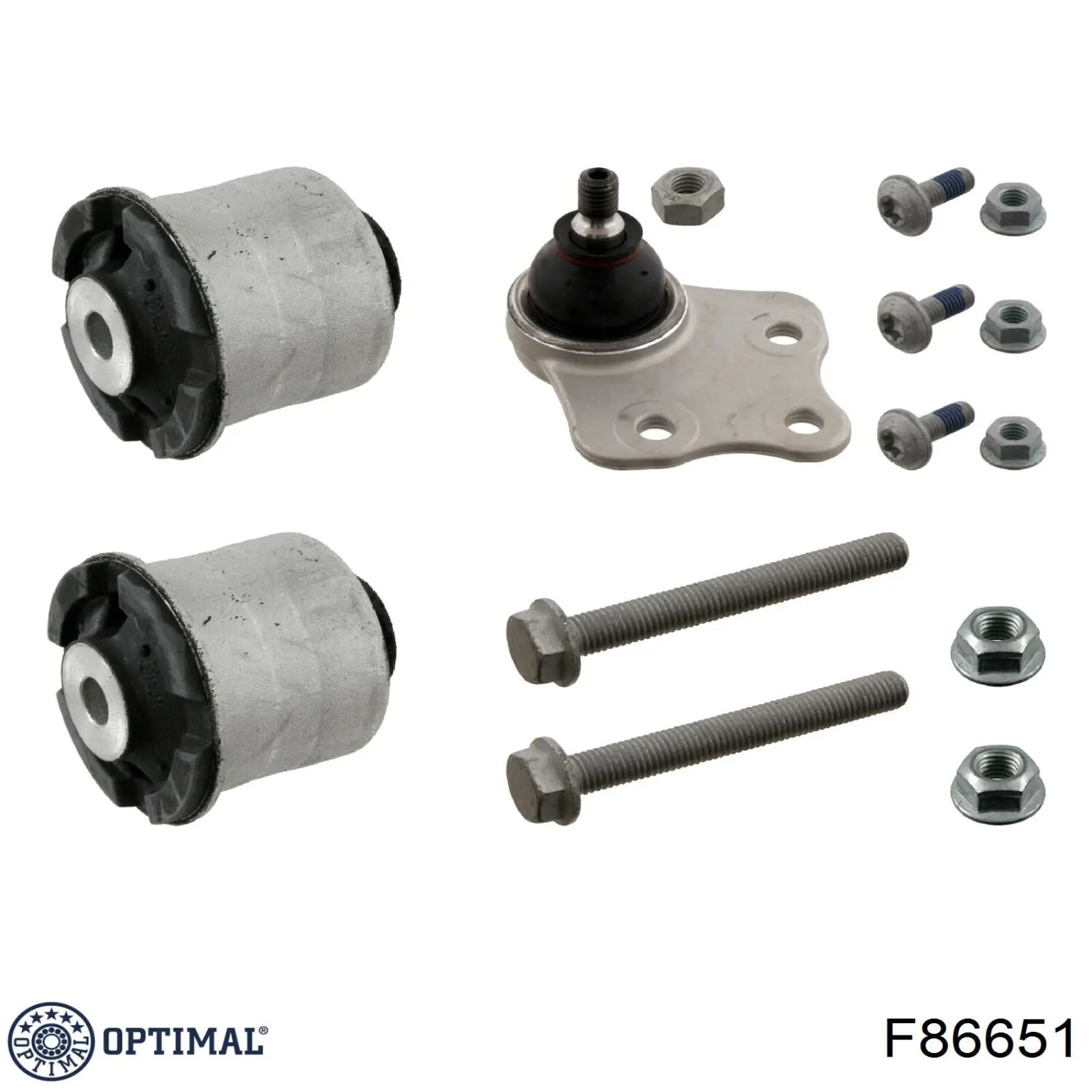 F8-6651 Optimal silentblock de brazo de suspensión delantero superior