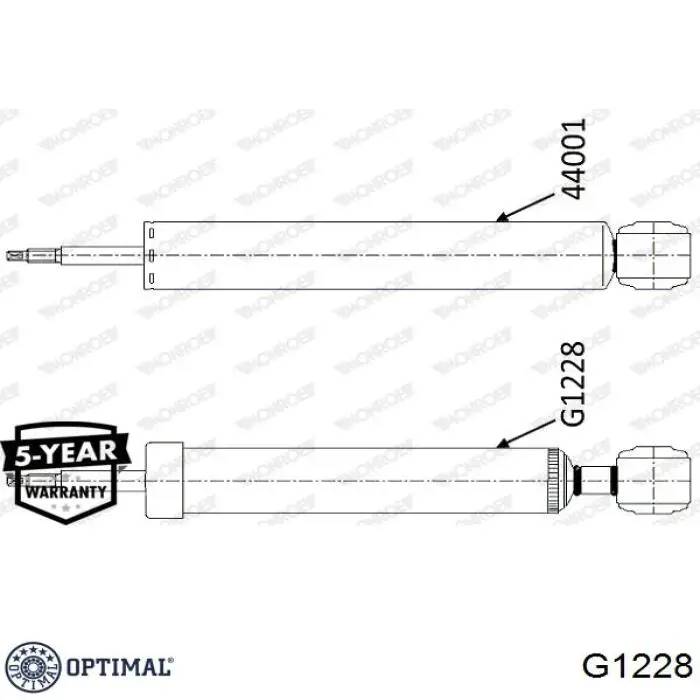 G1228 Optimal rótula barra de acoplamiento exterior