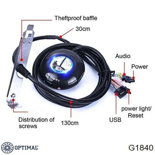 G1-840 Optimal rótula barra de acoplamiento exterior