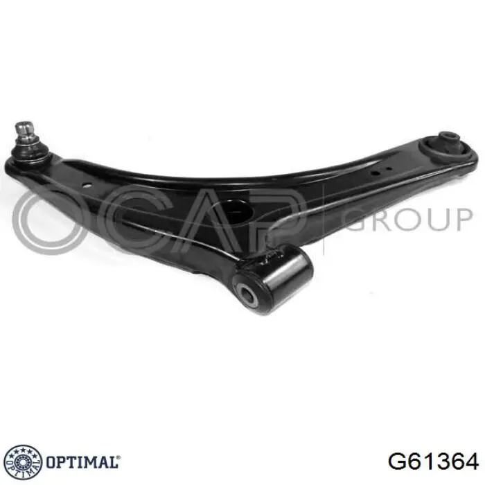 G61364 Optimal barra oscilante, suspensión de ruedas delantera, inferior derecha