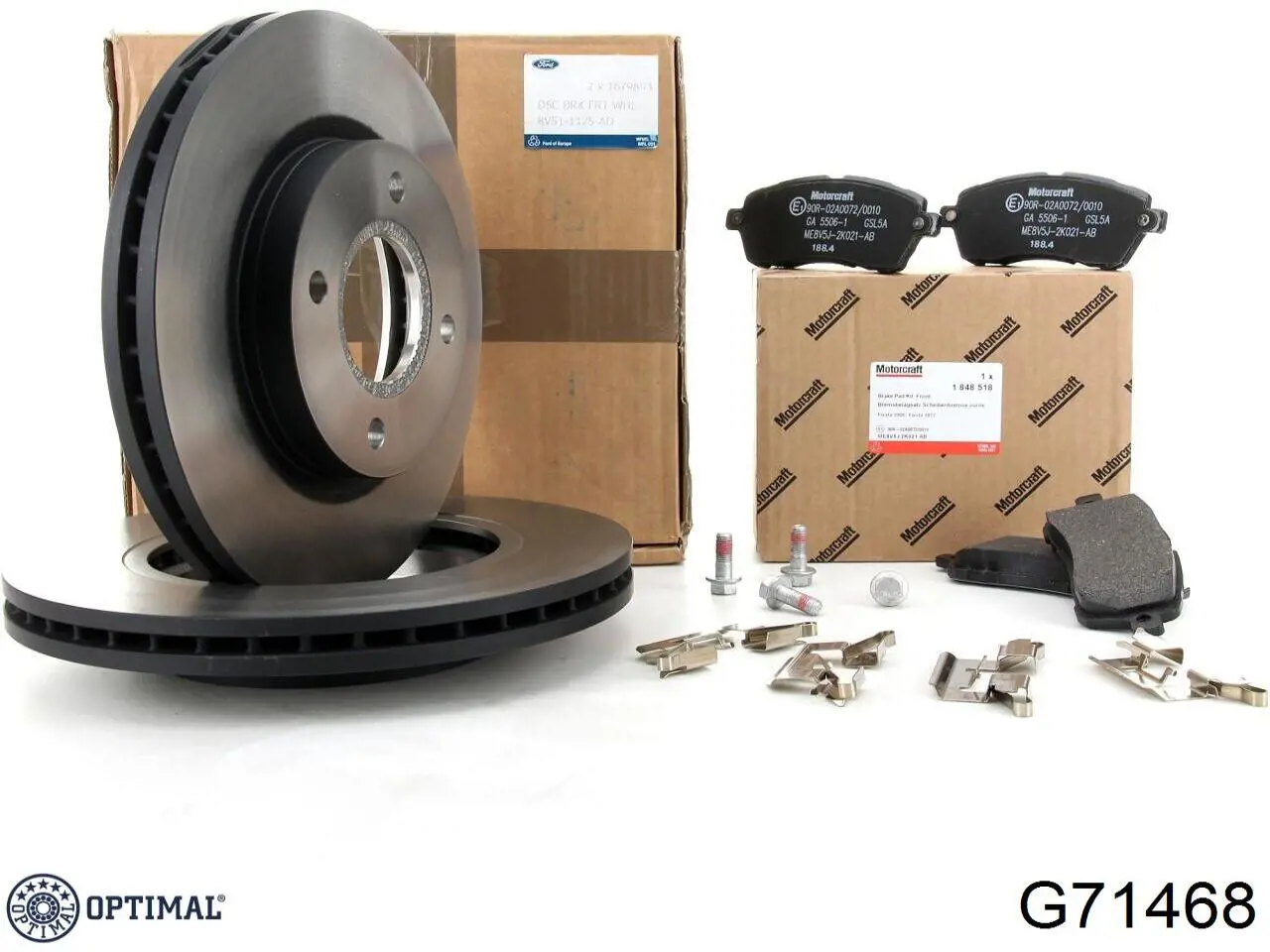 Soporte de barra estabilizadora delantera Ford Fiesta CB1