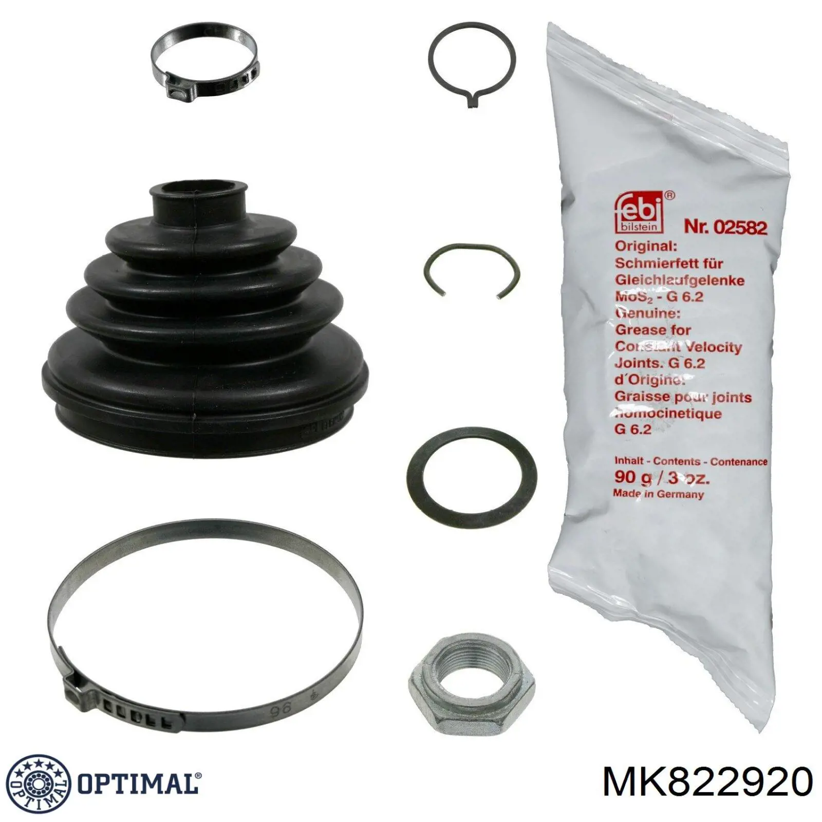 Comprar MK822920 Optimal Fuelle de palier delantero exterior