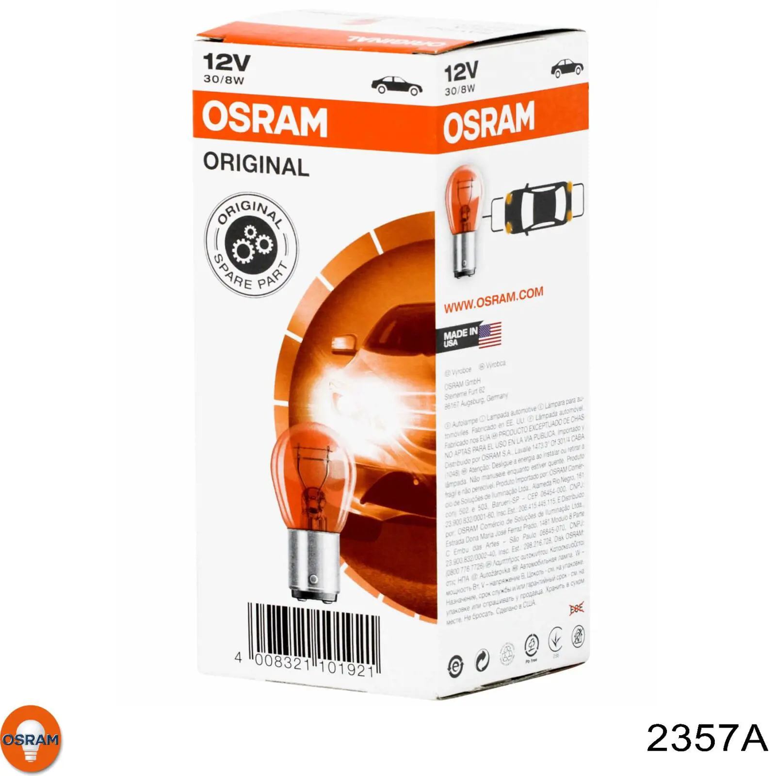 Bombilla antiniebla Osram 2357A precio, desde 3,98 EUR