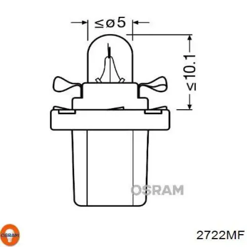 Bombilla OSRAM 2722MF