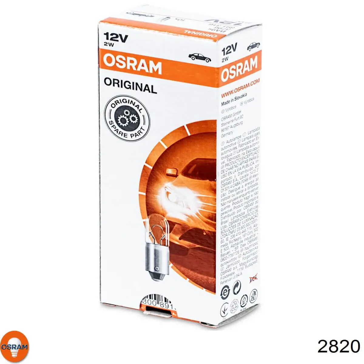 Bombilla OSRAM 2820