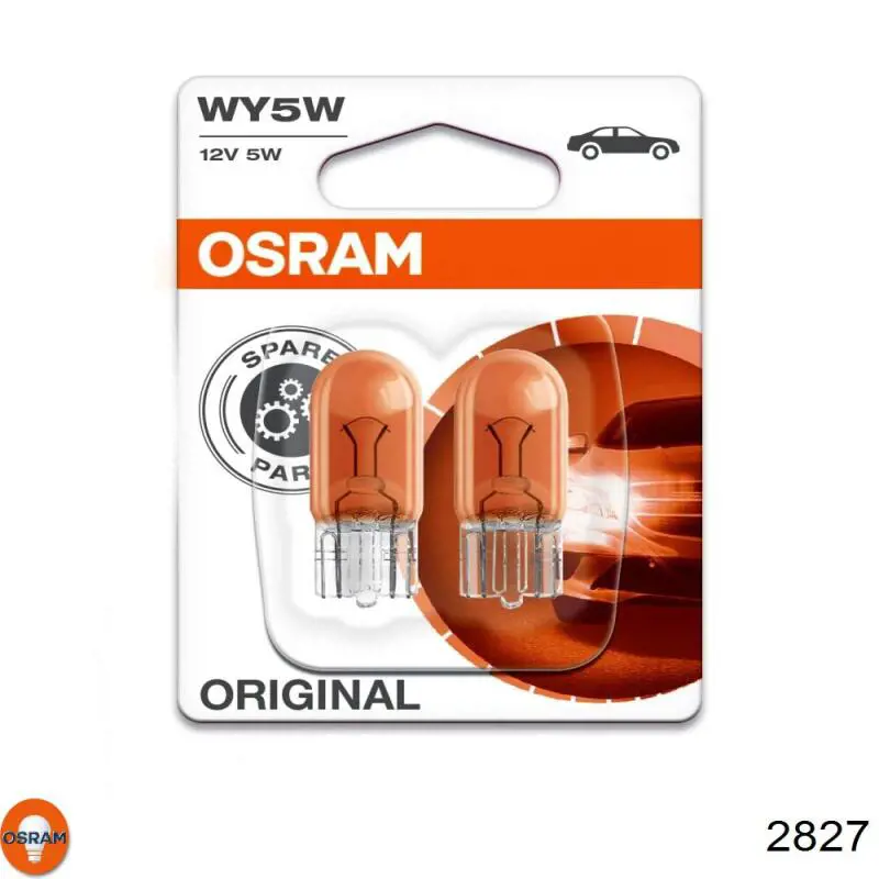 Bombilla de luz de posición delantera 2827 Osram