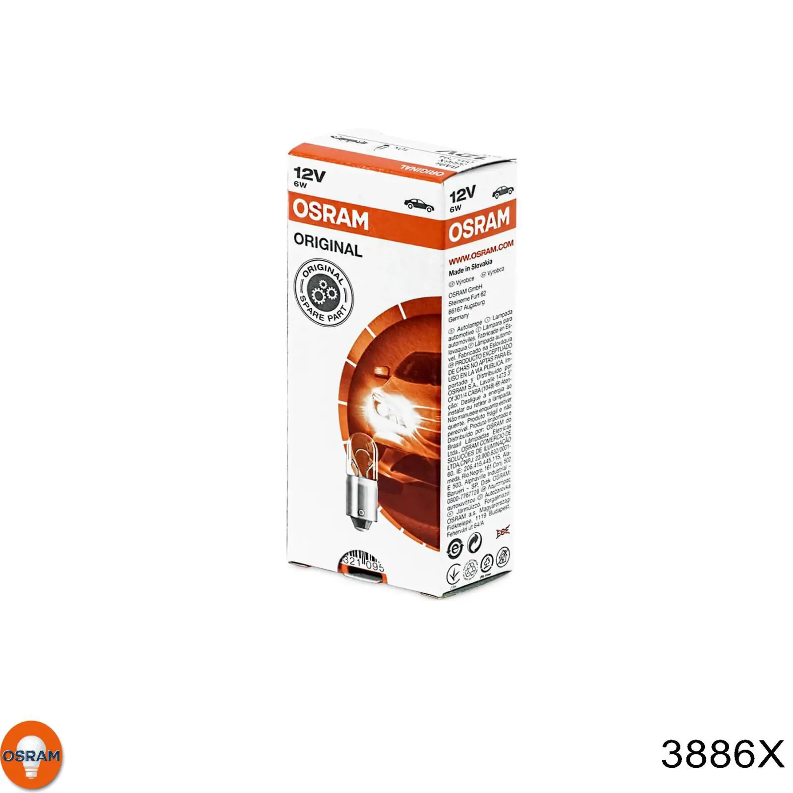 Bombilla OSRAM 3886X