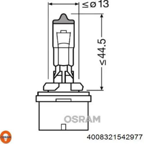 4008321542977 Osram bombilla