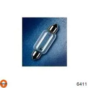Lámpara de luz interior de cabina 6411 Osram