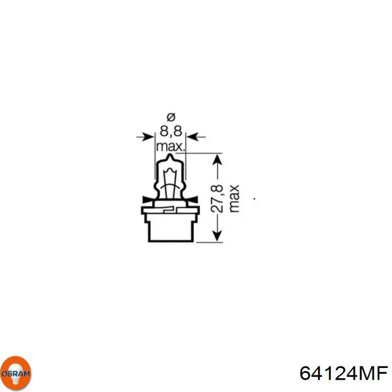 Bombilla de faro Osram 64124MF precio, desde 5,01 EUR