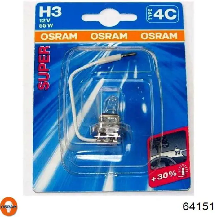 Lámpara halógena 64151 Osram
