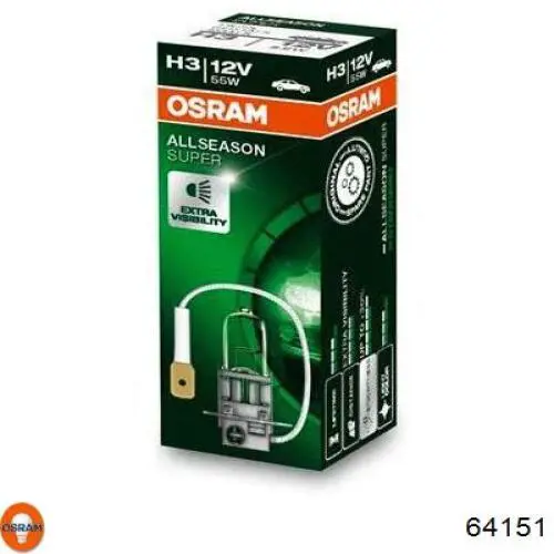 Lámpara halógena Osram 64151