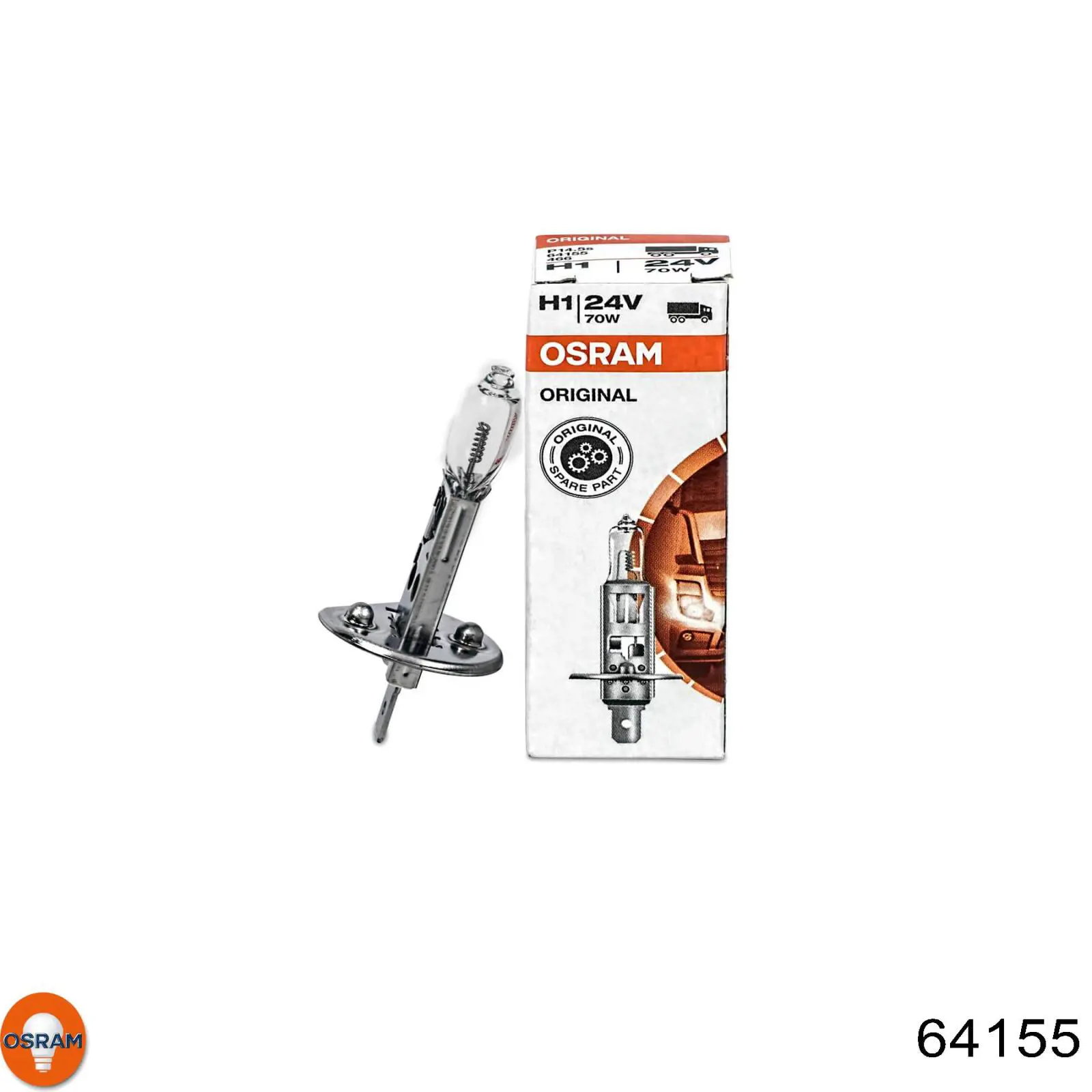 64155 Osram Lámpara halógena