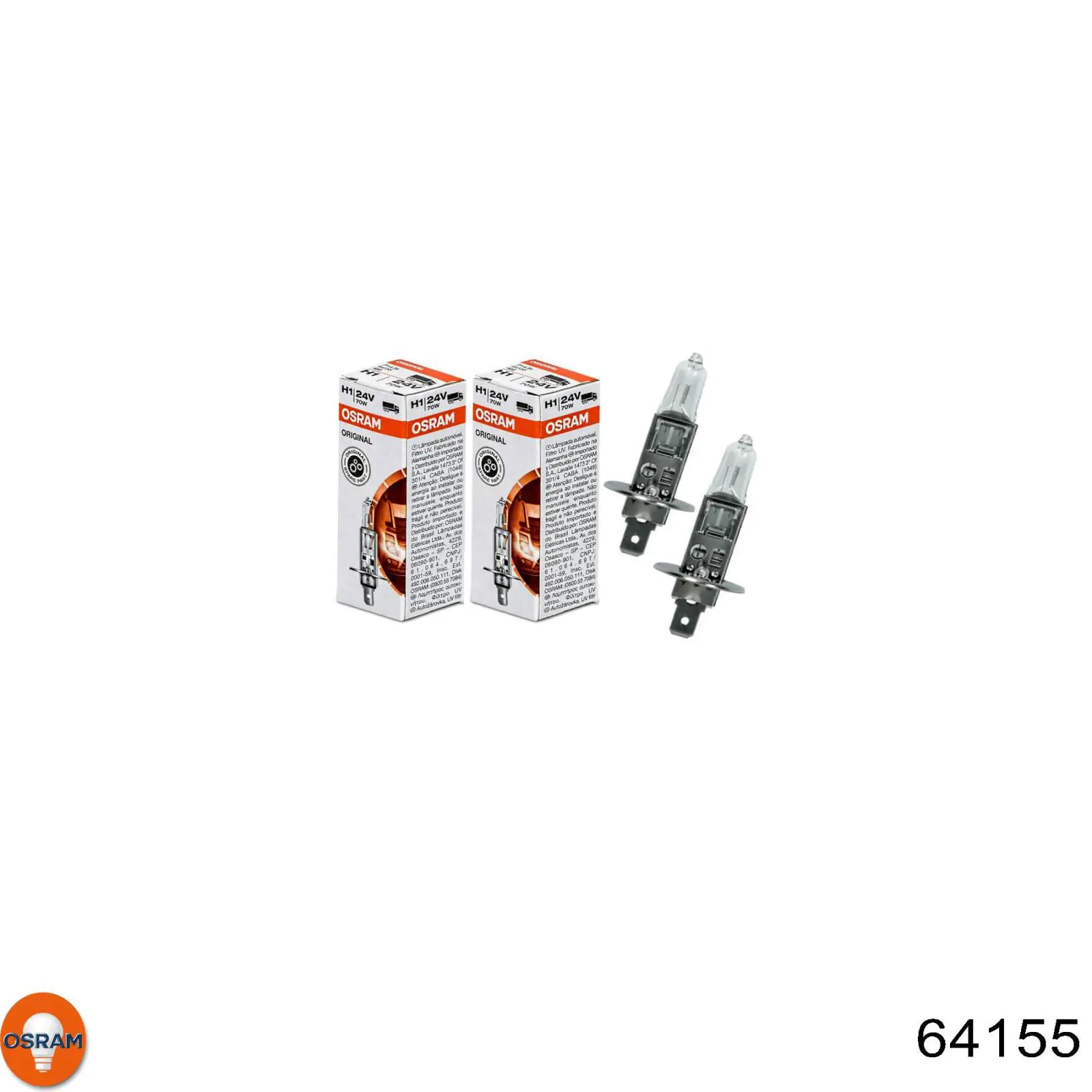 Lámpara halógena Osram 64155 precio, desde 5,00 EUR