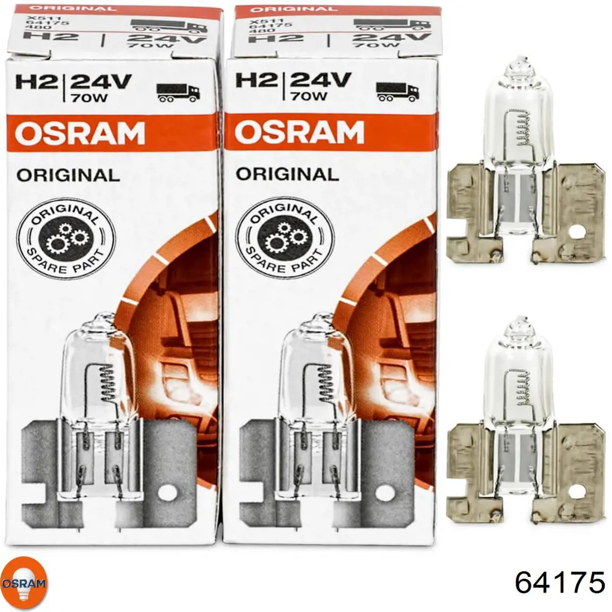 64175 Osram bombilla halógena