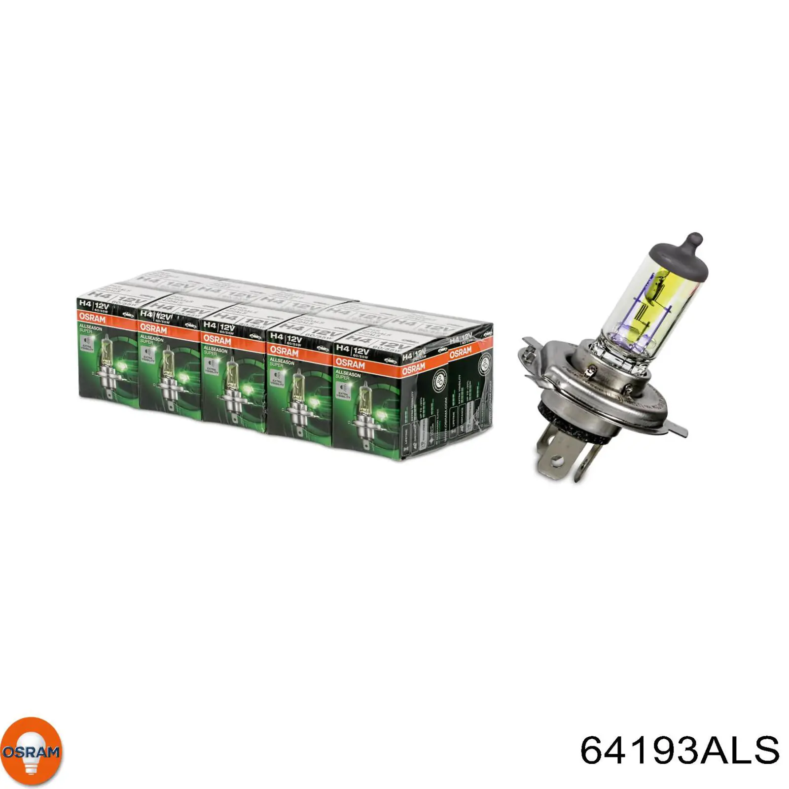 Lámpara halógena Osram 64193ALS