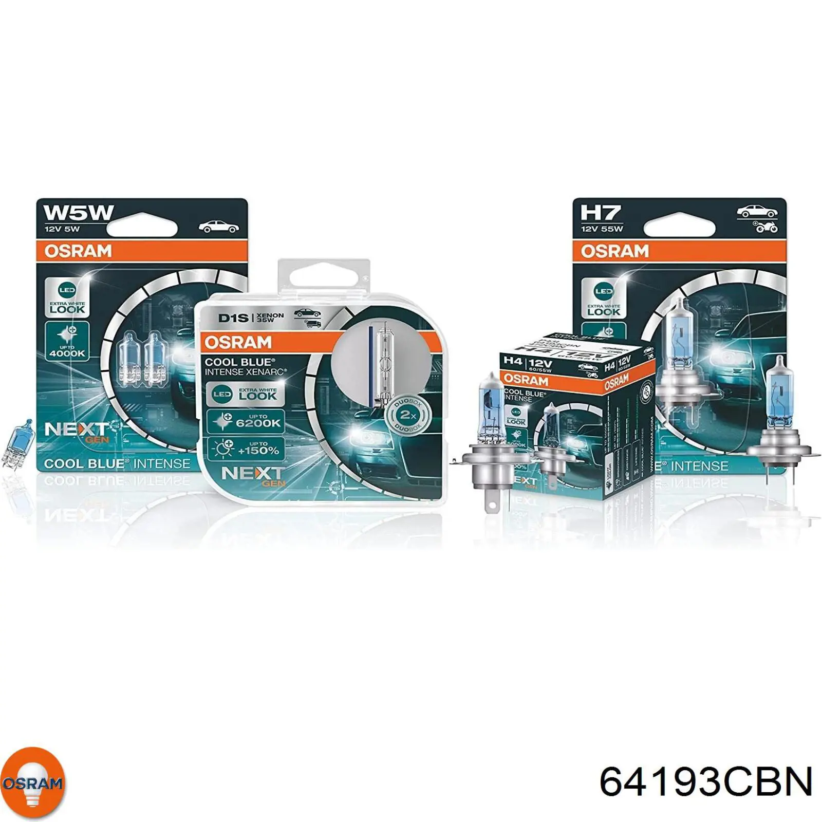 Lámpara halógena 64193CBN Osram