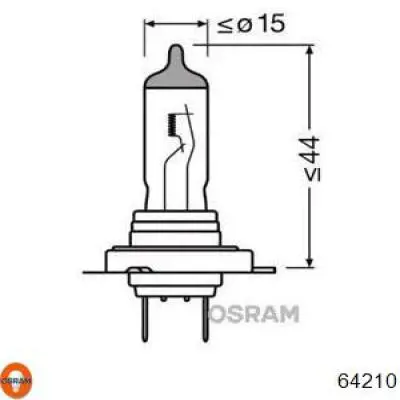 64210 Osram Bombilla halógena