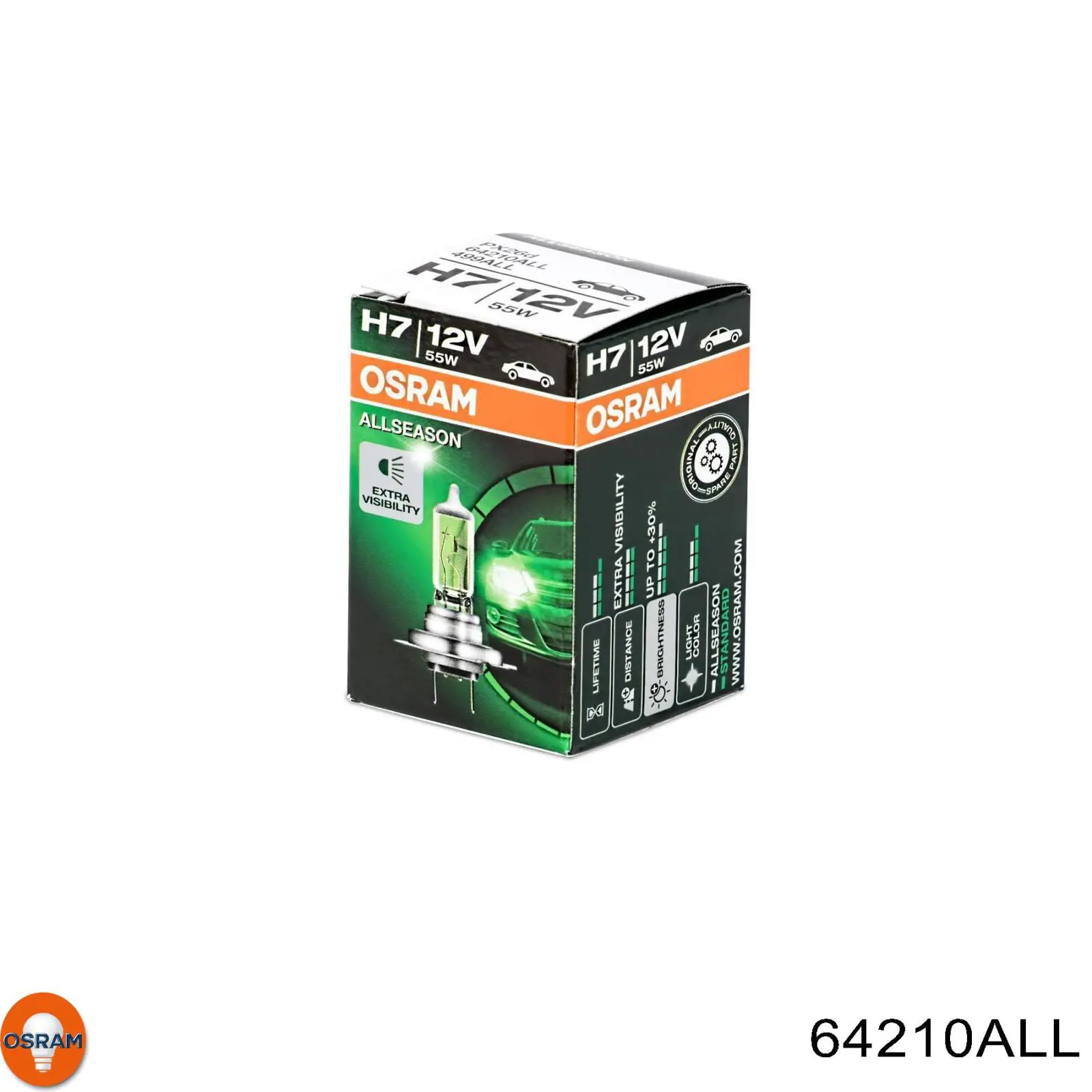 64210ALL Osram bombilla halógena