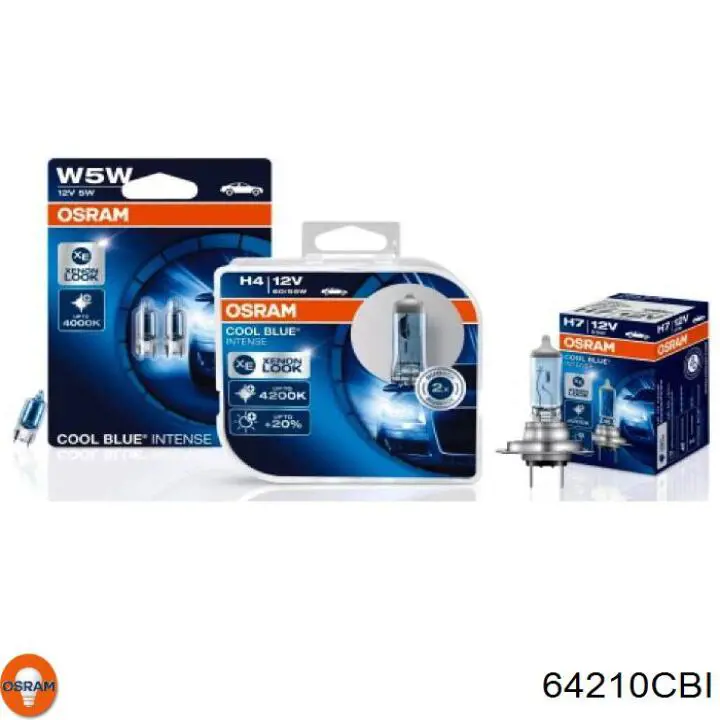 Comprar 64210CBI Osram Lámpara halógena