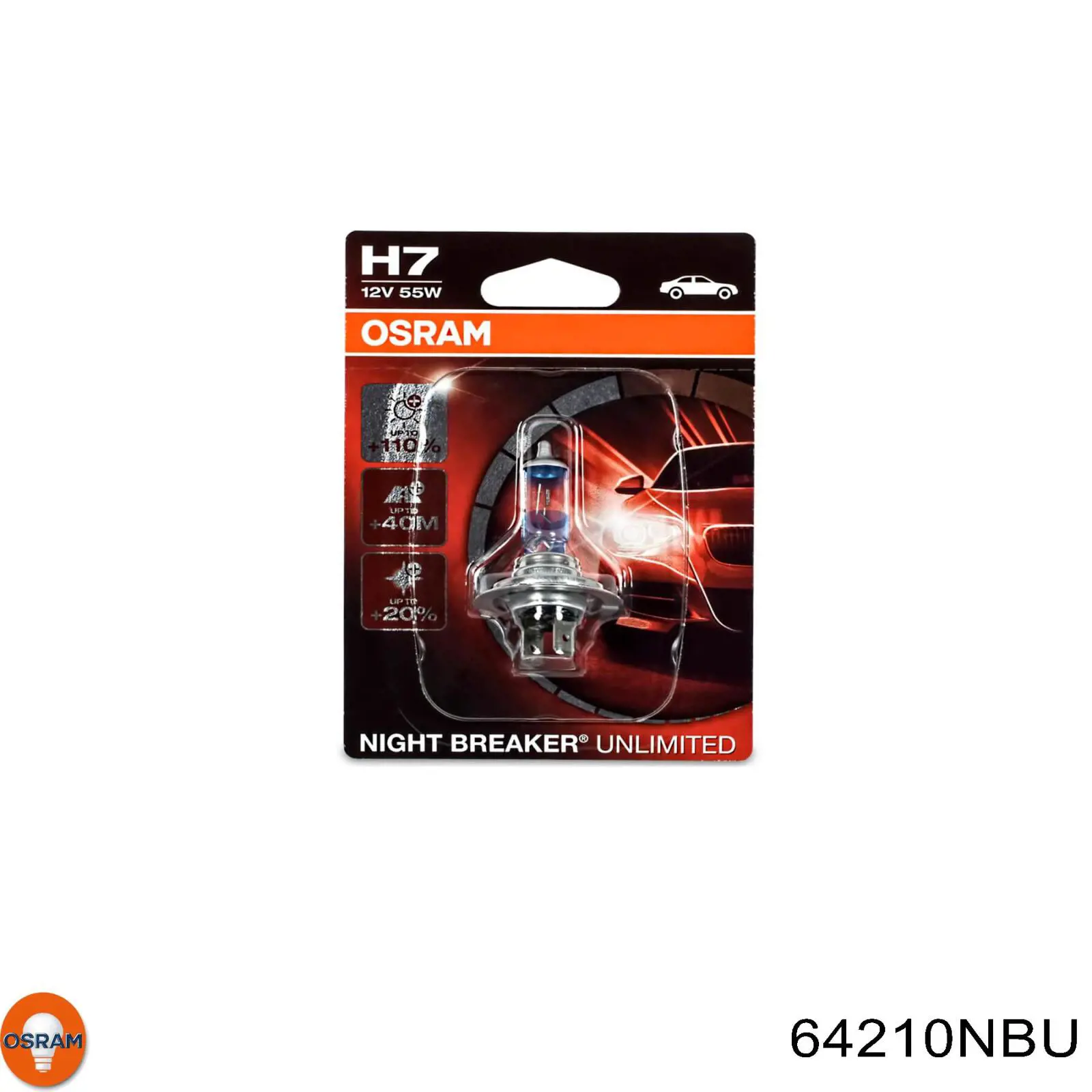 Lámpara halógena Osram 64210NBU