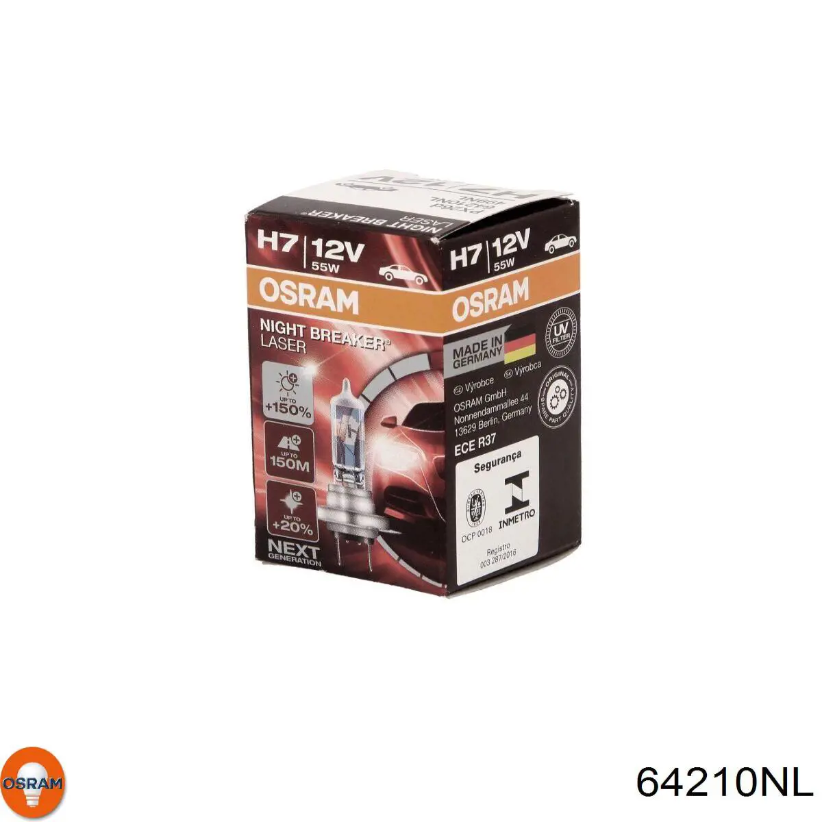 Lámpara halógena Osram 64210NL