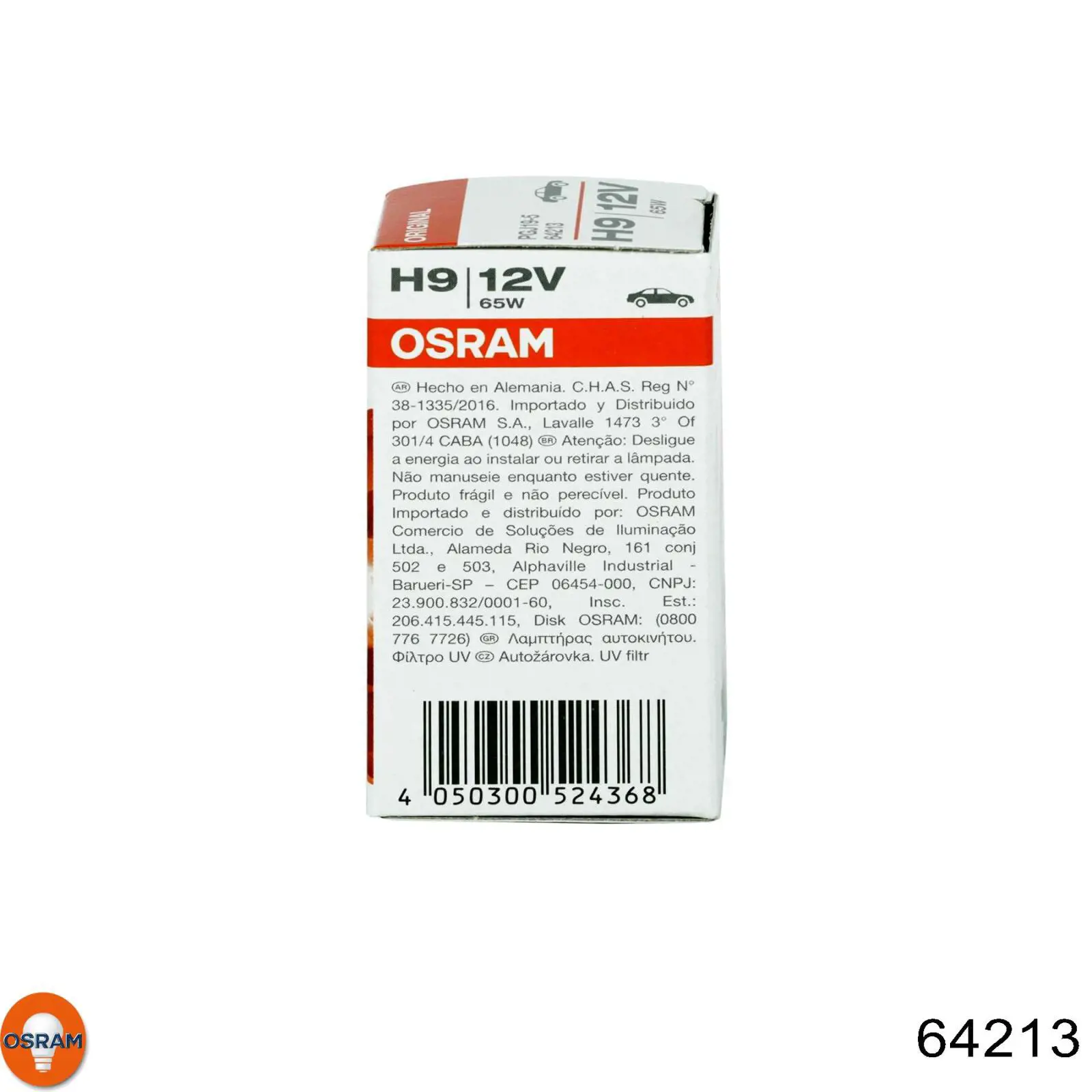 64213 Osram Lámpara halógena